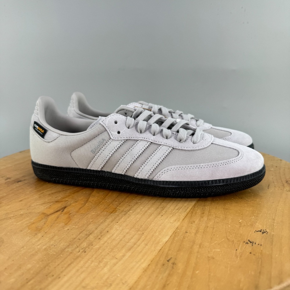 Adidas Samba OG Mens Size 10 Shoes Cordura Pack Clear Granite Grey Sneakers NEW